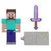 Minecraft Redstone Set Figurka Steve s mečem a kanónem Část 6+