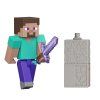 Minecraft Redstone Set Figurka Steve s mečem a kanónem Část 6+