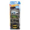 Sada 5 aut Hot Wheels DC Comics Batman 7 cm