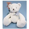 Doudou Plyšový medvídek bílý 25 cm