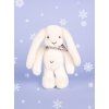 Doudou Plyšový králíček s šátkem bílý 35 cm