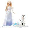 Frozen panenka Elsa + Olaf sada písek a razítka HYH10