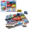 Dřevěné puzzle Vozidla vkládačka Chunky Melissa & Doug