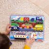 Dřevěné puzzle Vozidla vkládačka Chunky Melissa & Doug