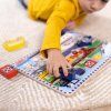 Dřevěné puzzle Vozidla vkládačka Chunky Melissa & Doug