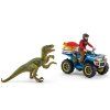 Schleich Útěk před velociraptorem na čtyřkolce 41466