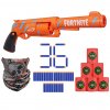 Nerf Fortnite 6-SH F2678 + 30 šípů + šedý šátek + terče