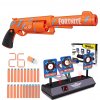 Nerf Fortnite 6-SH F2678 + Elektronický terč 3 cíle + 20 šípů Accustrike