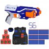 Nerf Disruptor B9837 + vesta + 50 šípů + měkká hlava + terče + opasek na ruku