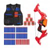 Luk Nerf Elite Dragonpower Skyblaze F0809 + 50 šípů + vesta + terče