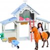 Mustang: Spirit Freedom Spirit Stable + panenka Lucky + kůň Spirit + příslušenství 39060