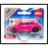 Siku VW Beetle růžový s polepkama 1488