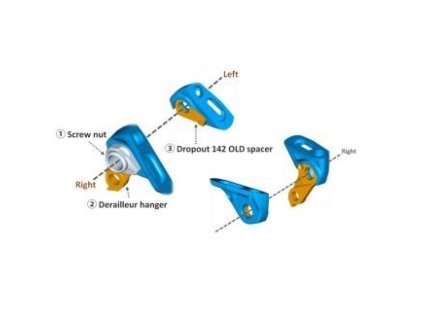 patka Reign 2015 R.Dropout RE215B Replace End (old=142)