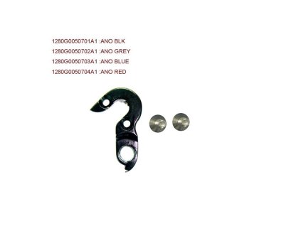 R.Dropout RE155 Replace End Set JY-022/ANO Grey