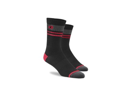CRANKBROTHERS Icon MTB Sock-black/red/grey
