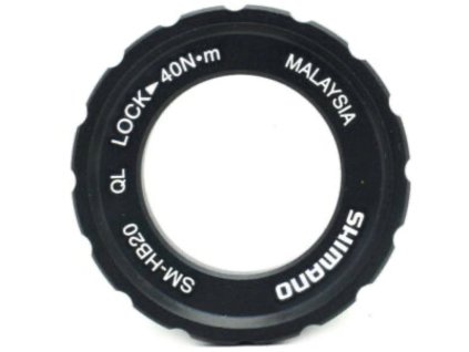 SHIMANO SM-HB20 Alu závěrná matice Lock Ring pro kotouče Centerlock- vnější ozubení