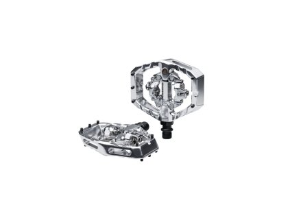 Pedály Title MTB Connect Clipless (stříbrná)