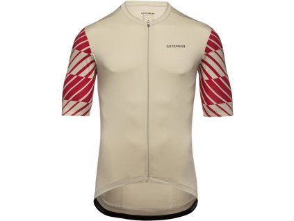 GORE SWIFTRIDE Optical Jersey Mens tech beige / utility red S
