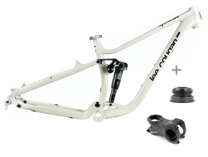 Lee Cougan Quest celoodpružený Alu rámový set MTB 29" velikost L – 19" (48 cm), šedá lesklá