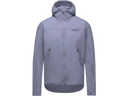 GORE FERNFLOW Hooded Windbreaker Mens tech beige XL (Varianta GORE FERNFLOW Hooded Windbreaker Mens amethyst grey L)