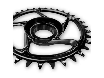 e*spec Aluminum Direct Mount Chainring | Bosch CX Gen4 | Black (Varianta 34T)