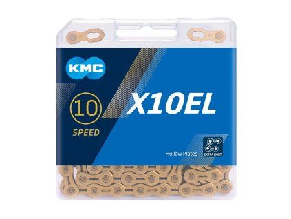 ŘETĚZ KMC X10 EL ZLATÝ BOX