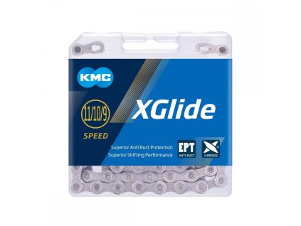 ŘETĚZ KMC X-GLIDE CUES X EPT 9-11SP. 126ČL.NEREZ BOX