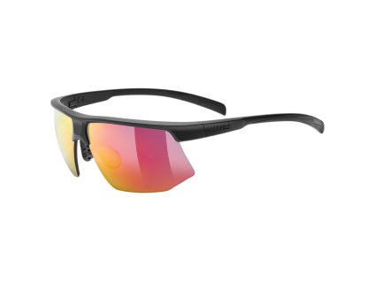 UVEX BRÝLE AERIOS BLACK MATT / MIR.RED (S5340102216)