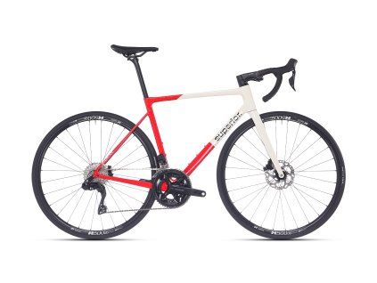 RR 9.5 - Gloss Red / White (Velikost 540mm (M))