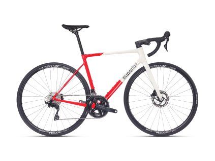 RR 9.4 - Gloss Red / White (Velikost 520mm (S))
