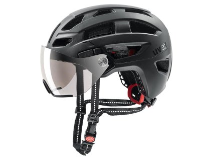 UVEX HELMA FINALE VISOR BLACK MAT (S4127530300) (Velikost L)