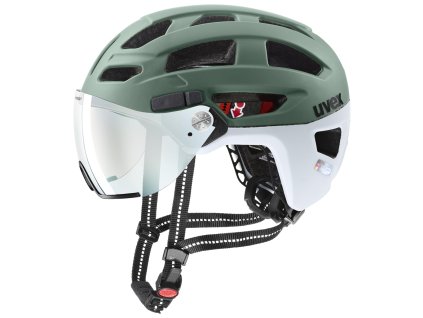 UVEX HELMA FINALE VISOR V MOSS GREEN-CLOUD M (S4129770400) (Velikost M)