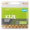 ŘETĚZ KMC X12-L ZLATÝ WAXED BOX