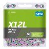 ŘETĚZ KMC X12-L AURORA MODRÝ WAXED BOX