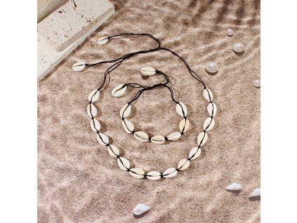 souprava nahrdelniku a naramku s muslemi cerna| Surprise-box.cz