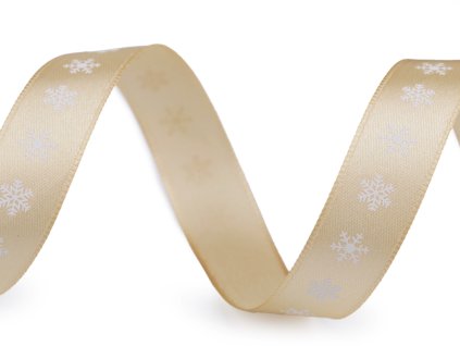 satenova stuha zlata vlocky| Surprise-box.cz