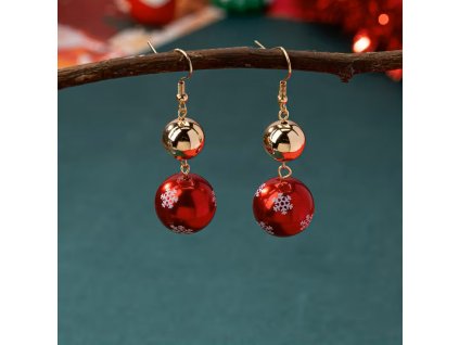 vanocni cervene nausnice