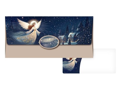 obalka na penize s andělem  | Surprise-box.cz