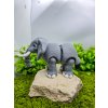 3D figurka slon 8 cm