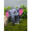 3D figurka slon 8 cm