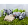 3D figurka nosorožec 10 cm