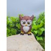3D figurka sovička 6 cm