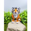 3D figurka tygr 11 cm