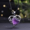 nahrdelnik se srdcem a ametystem| Surprise-box.cz