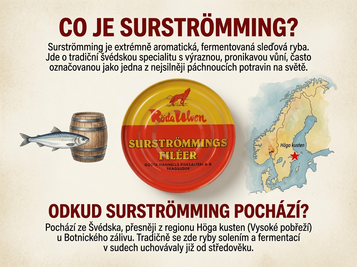 Co je surströmming a odkud pochází