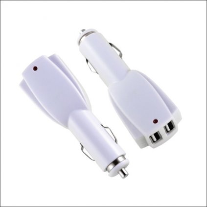 USB auto adaptér 2x