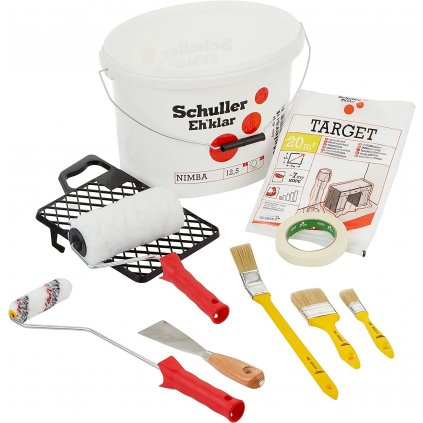 Schüller Eh'klar Malířský set TOPJOB 10 - kbelík 125 l válečky 18 a 10 cm mřížka zárohák folie