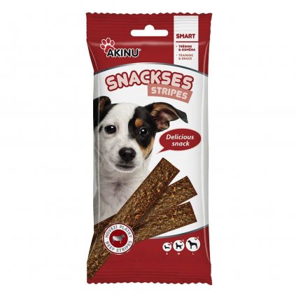 Akinu Snackses plátky hovězí 12ks
