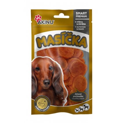 Akinu kuřecí chipsy pro psy 75g
