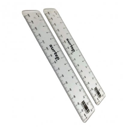 Pravítko 15cm Standart čiré 1745